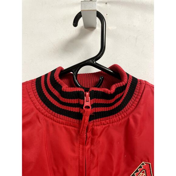 MLB General Merchandise Arizona DiamondBacks Full Zip Varsity Jacker Red Kids 8 - Picture 2 of 12